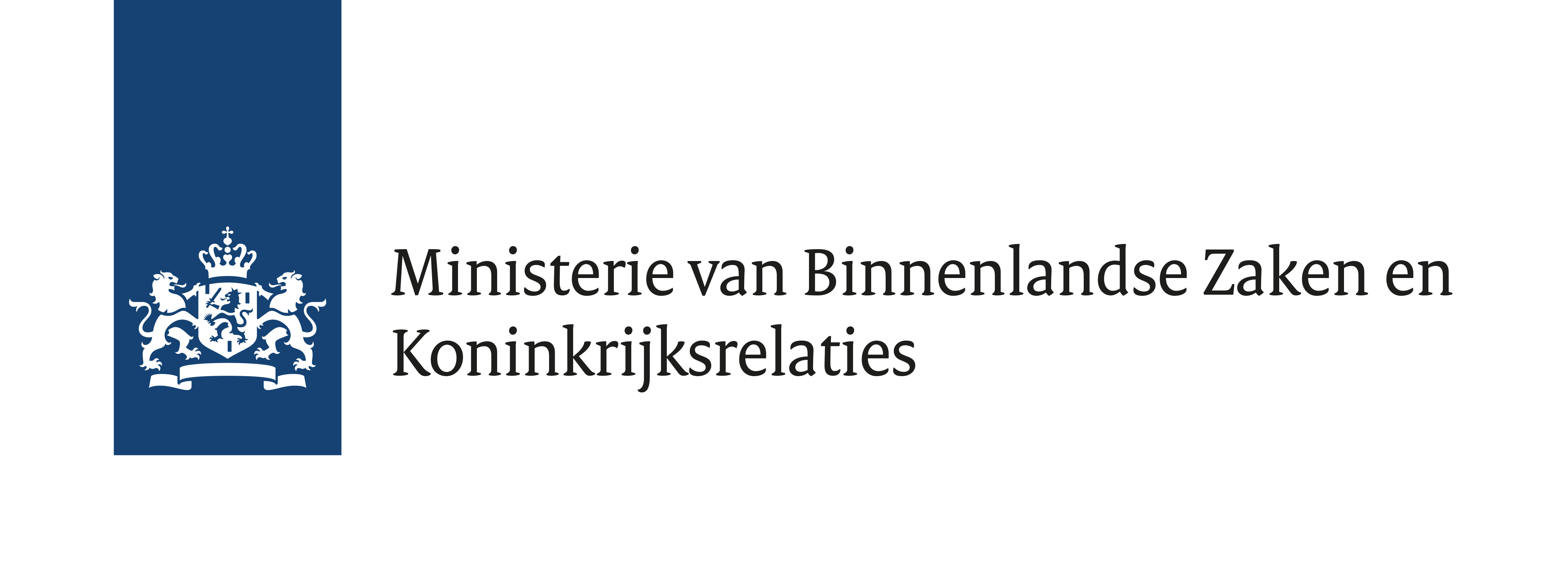 Logo Ministerie van Binnenlandse Zaken en Koninkrijksrelaties